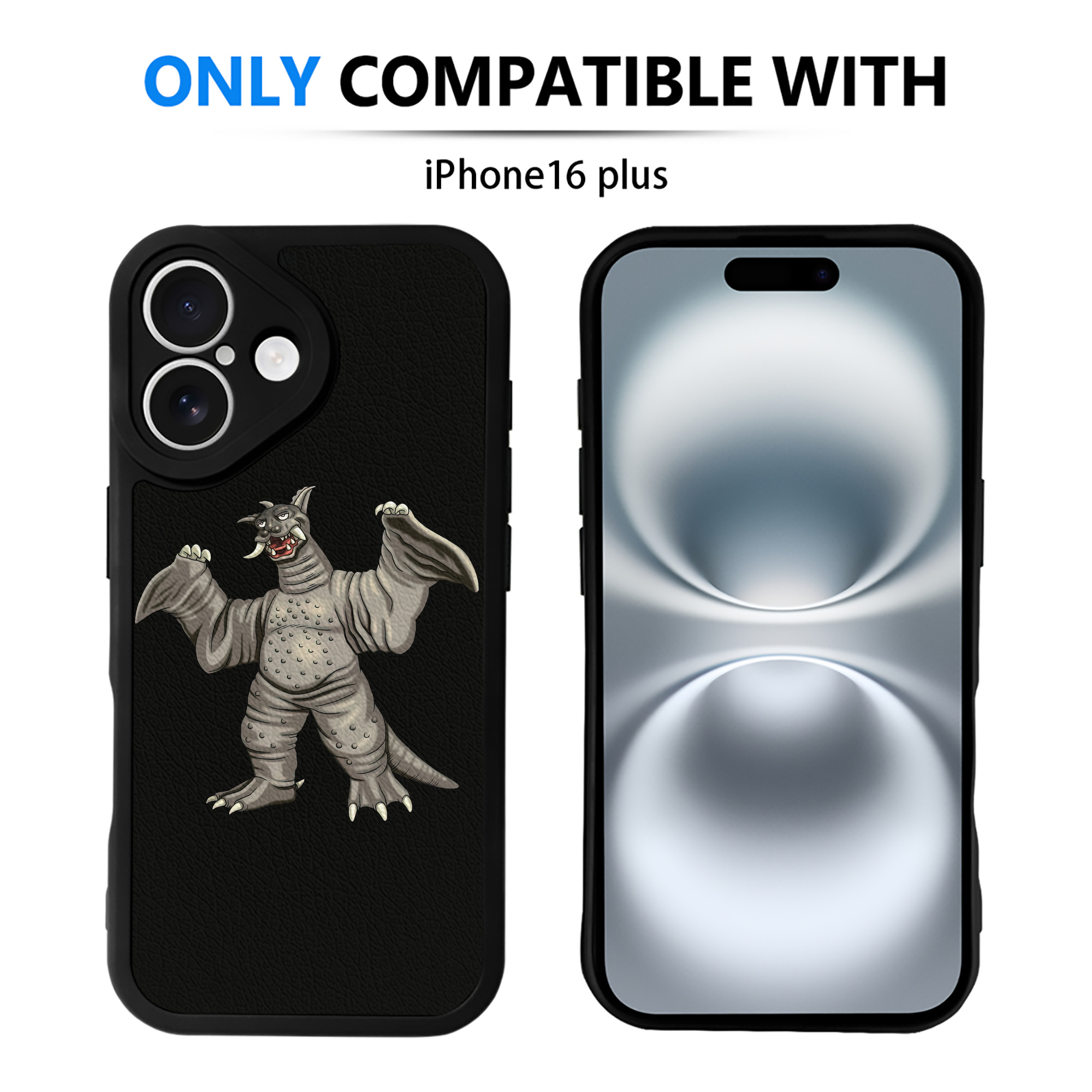 （画像用） ウルトラマン Ultraman 【iPhone 16シリーズ対応】シリコンスマホケース（レザー調） 材質：シリコン